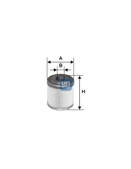 Oliefilter UFI 25.553.00 | Madsens Online