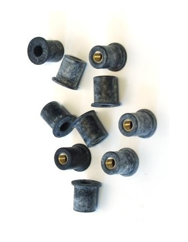 Kåbegummibøsning 2 stk 6mm 85041121A | Madsens Online